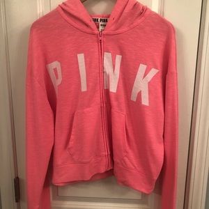Pink hoodie